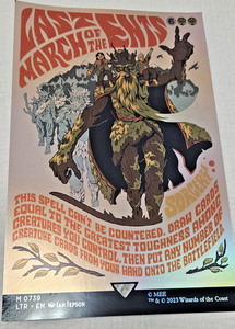 mtg foundations collector cards The One Ring (Borderless Poster) - Foil main image 0