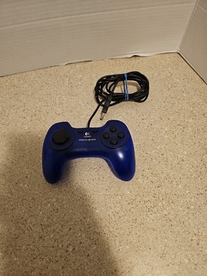 Logitech Precision Controller G-UG15 Wired Universal USB PC Gamepad Clear Blue 