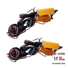 2 Pcs 3157 Brake Light Resistor Decoders - 50w 6 Ohm Led Error Decoding