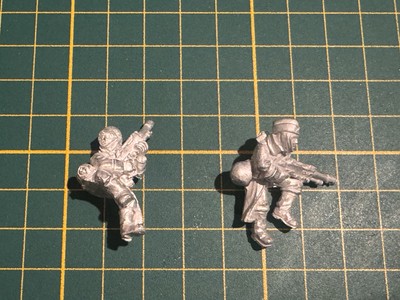 Warhammer 40K Astra Militarum Guard Valhallan Ice Warriors Tank Crew Metal
