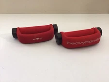 VTG AMF Heavy Hands Aerobic Red Dumbbell 1 lb Weight Set.