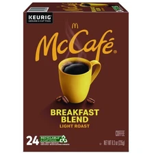 McCafe Breakfast Blend K-Cup, 24/BX