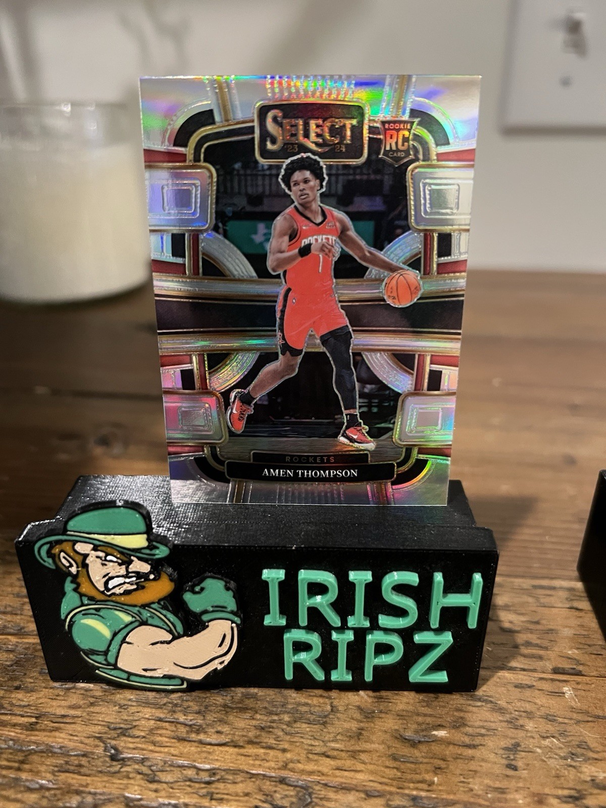 2023-24 Panini Select - Concourse Amen Thompson #96 Silver Prizm (RC) - Rockets