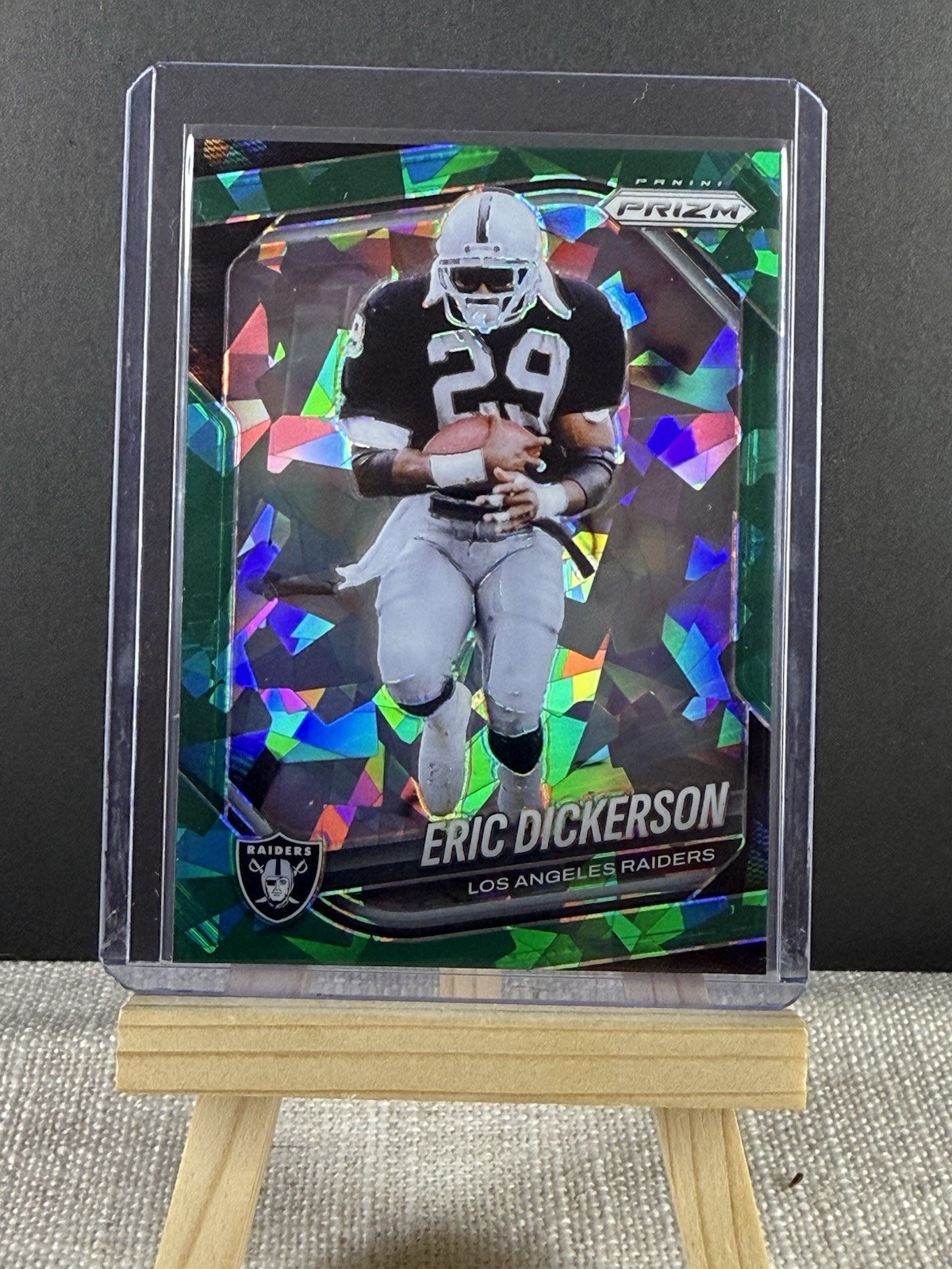 2025 Panini Prizm - Eric Dickerson #83 Green Ice Prizm