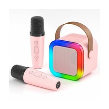 Mini Karaoke Machine for Kids,Portable Bluetooth Speaker with 2 Wir... Fast Ship