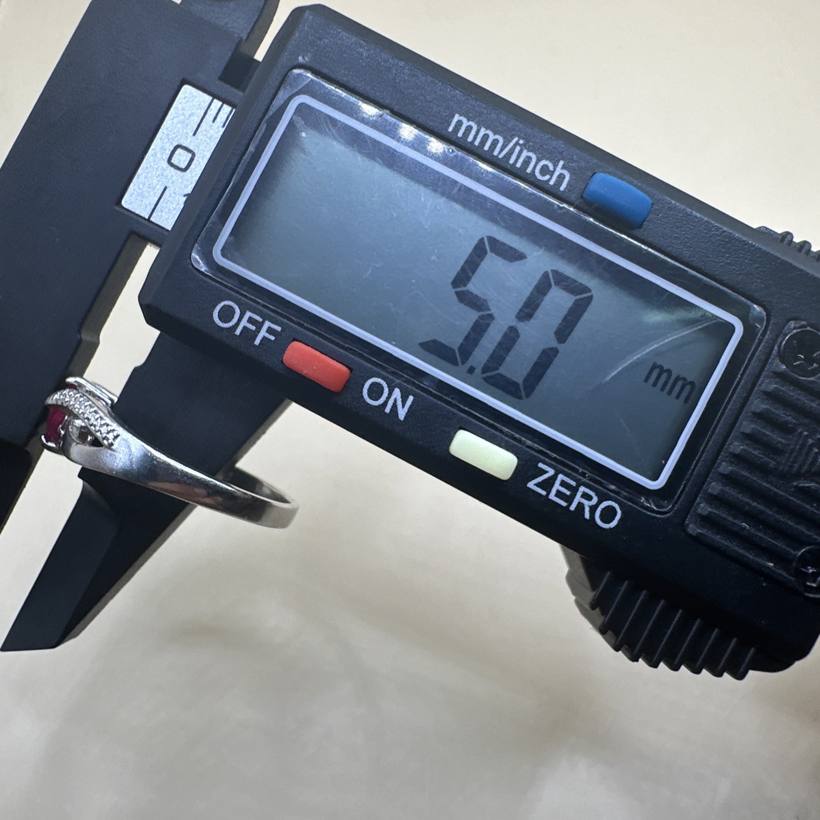 Heart Shape Pink Stone Set Split Shank Sterling S… - image 11