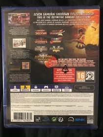 Samurai Shodown NeoGeo Collection PS4 EU Release US Seller NEW/SEALED!