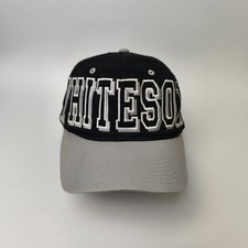 Vintage Chicago White Sox Hat Snapback Cap Drew Pearson Clutch Player MLB 90s
