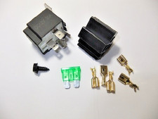 12V Relay 5-PIN Automotive 30AMP SPDT Fused w Socket  5 terminals STACKABLE