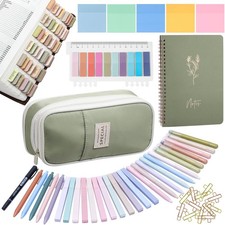 Bible Study Supplies, Bible Journaling Kit for Women with Journal, Pen Case, ...