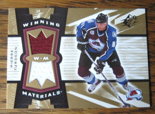Pierre Turgeon 2006-07 SPx #WM-PT WINNING MATERIALS hockey cards lot $ AVALANCHE