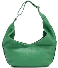 New Hammitt Tom Medium Zip Lime Zest/Brushed Silver Shoulder Hobo Bag NWT $425
