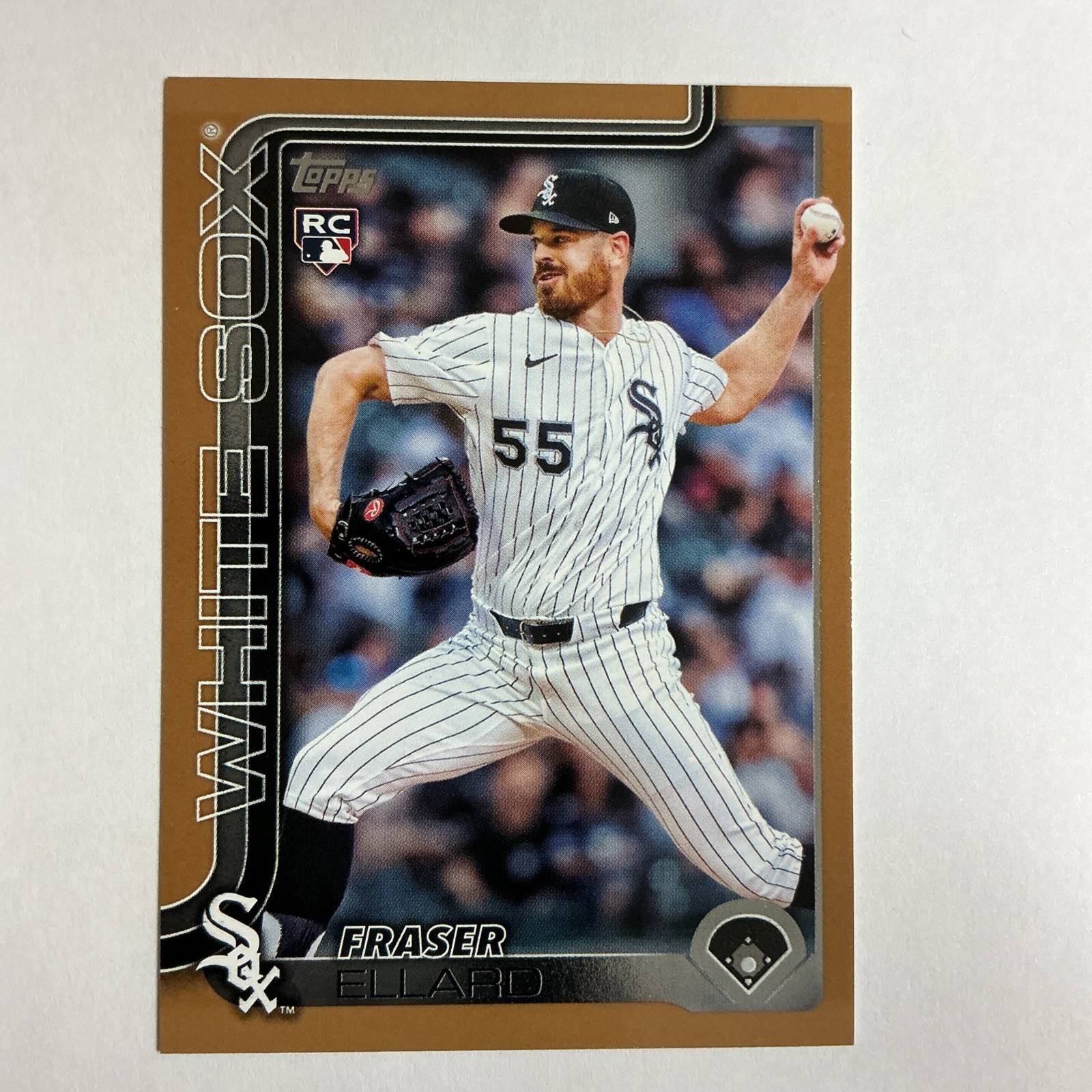 Topps 2025 Update Series Fraser Ellard White Sox #US159 Gold RC /2025
