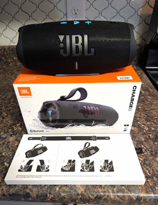 No App Supported JBL Charge 6 Portable Bluetooth Speaker, Black And Blue