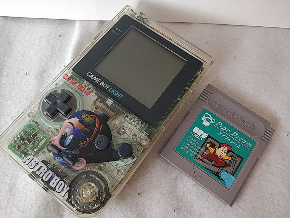 Nintendo Gameboy Light Limited Astro Boy Clear Edition console set
