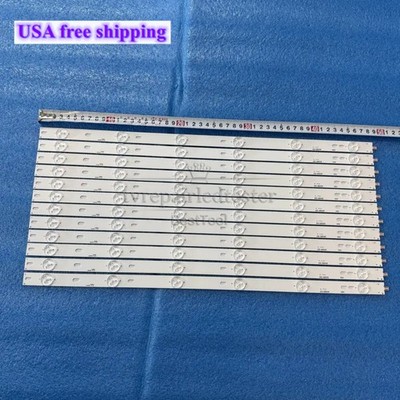 12Pcs LED Backlight Strips For Vizio E50X-E1 LB50068 V0_00 LBM500P0601-FW-2
