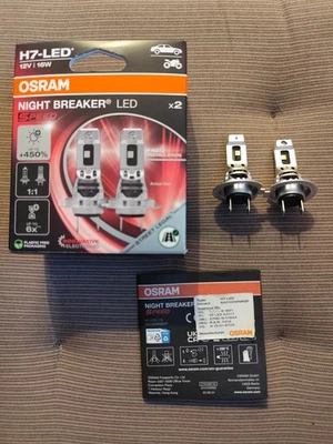 TOP! OSRAM Night Breaker LED H7 - neuwertig in OVP mit Rechnung! Garantie! - Bild 1 von 3