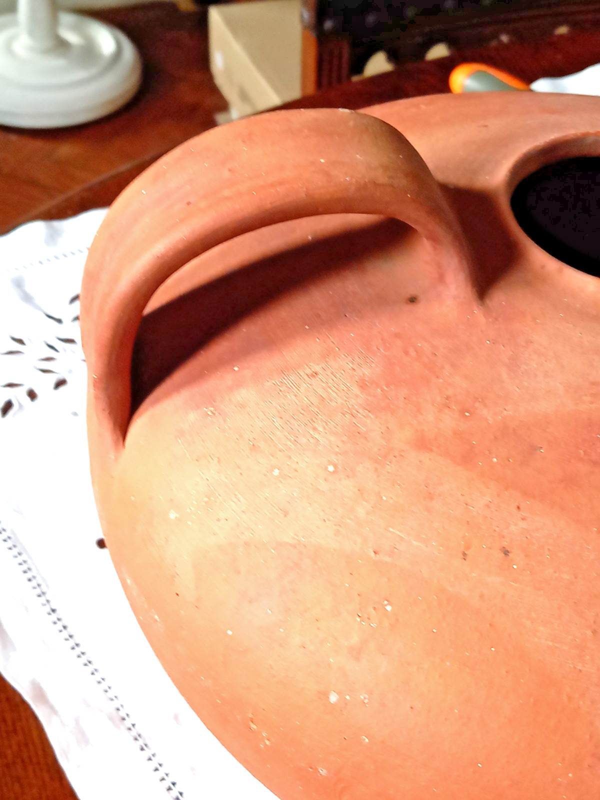 antique terracotta languedoc amphora