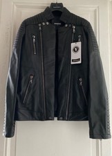 blouson perfecto en cuir noir Ventiuno XS