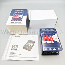 1Set Radial Engineering J48 Active 48V Phantom Powered Direct Box Fast Shipping