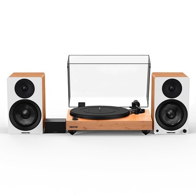 Fluance RT82 Vinyl Turntable, PA10 Preamp, Ai41 Powered 5'' Bookshelf Speakers