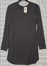 B. Darlin Little Black Dress Rhinestone Covered Junior's Large Short Shift