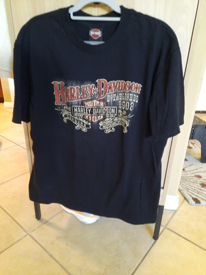 2009 Monterey Bay Harley Davidson Carmel California Black T shirt XL