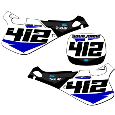 YZ 250 2-STROKE SG64  Custom MX Number Plates Senge Graphics Kit Compatible