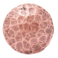 Hammered Screw Back Concho 1 5/8 Inch Antique Copper 7443-10