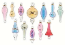 Egyptian Museum Mini Assorted Christmas Ornaments  ~~ Set of 12 ~~