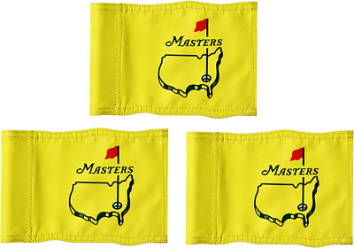 3 Pack Augusta National Tournament Golf Flag Mini Masters Banner Yard Practice