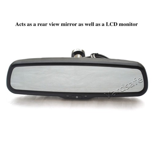 Rear Reverse Backup Camera + Mirror Monitor for Chevrolet Silverado GMC Sierra - Picture 7 of 10