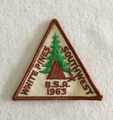 Vintage BSA White Pines Southwest Patch 1963 Boy Scouts Rare