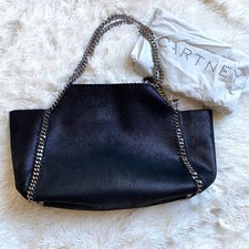 New Stella Mccartney Reversible Black/tan Falabella Tote