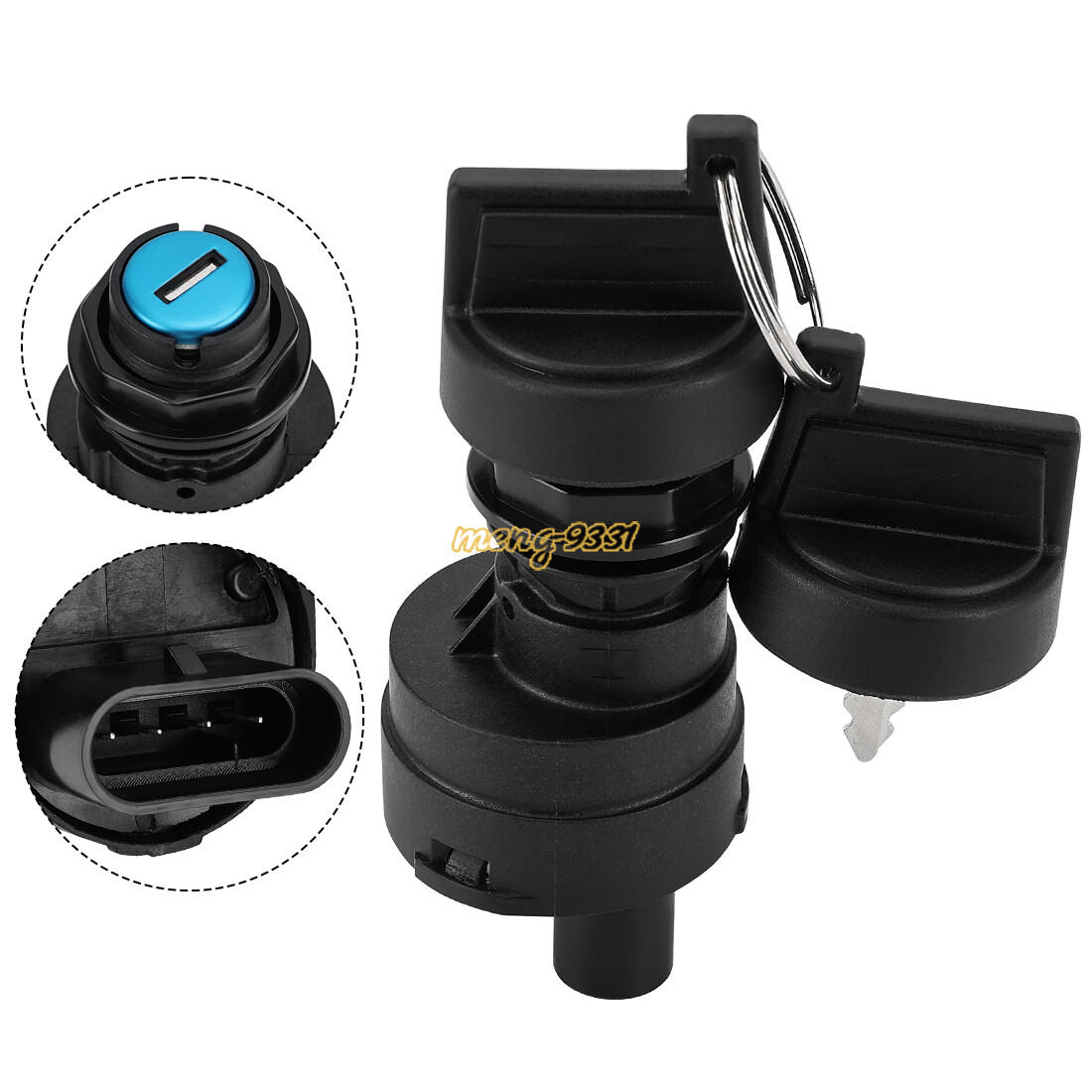 Ignition KEY Switch 3 Position Sealed Fits Polaris 4017237 4080413 ...