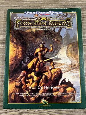 Hall Of Heroes Forgotten Realms - Advanced Dungeons & Dragons TSR 9252 2nd Ed