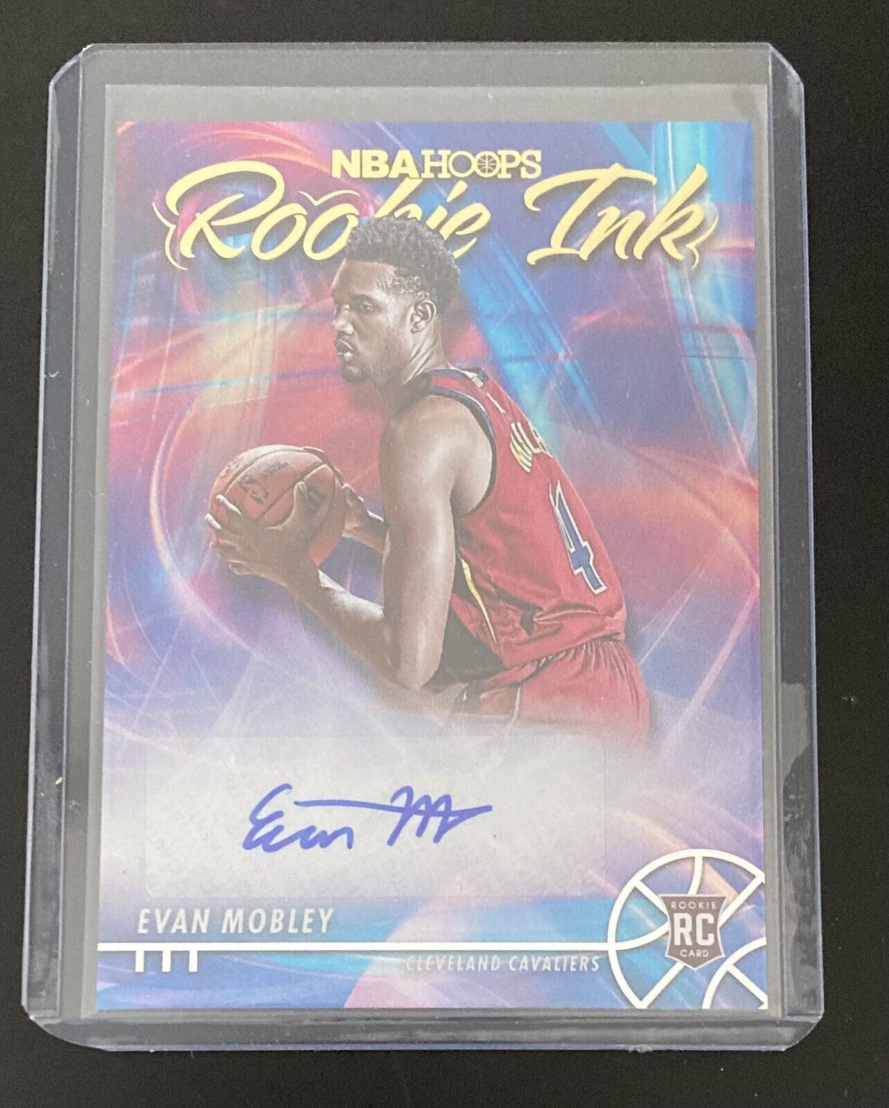 Image 1 - 2021-22 Panini NBA Hoops Evan Mobley RC Auto Rookie Ink Cleveland Cavaliers