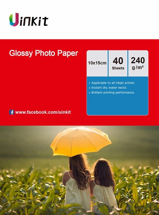 160Sheets 4x6 Glossy Inkjet Paper 230 240Gsm 102x152mm 6x4 Photo Paper A6 Uinkit