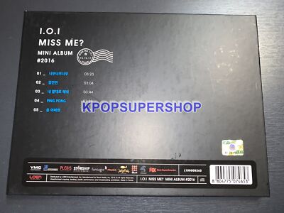 IOI 2nd Mini Album Miss Me? Autographed Signed CD Photocard Great
