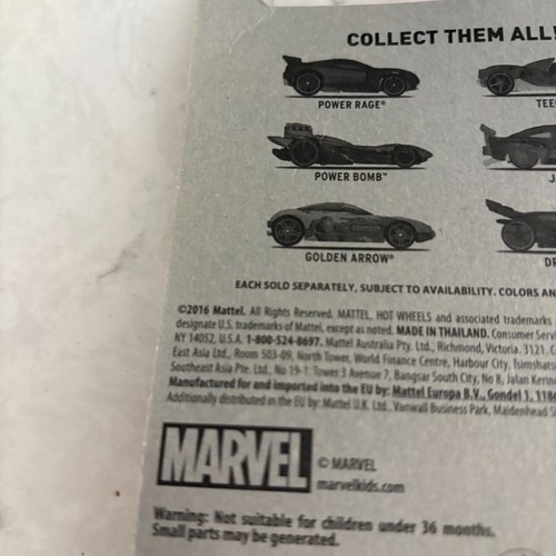 2016 Hot Wheels Marvel Spider Man Scorpion Jaded 4/6 Green Diecast Model Toy Car - Picture 8 of 8