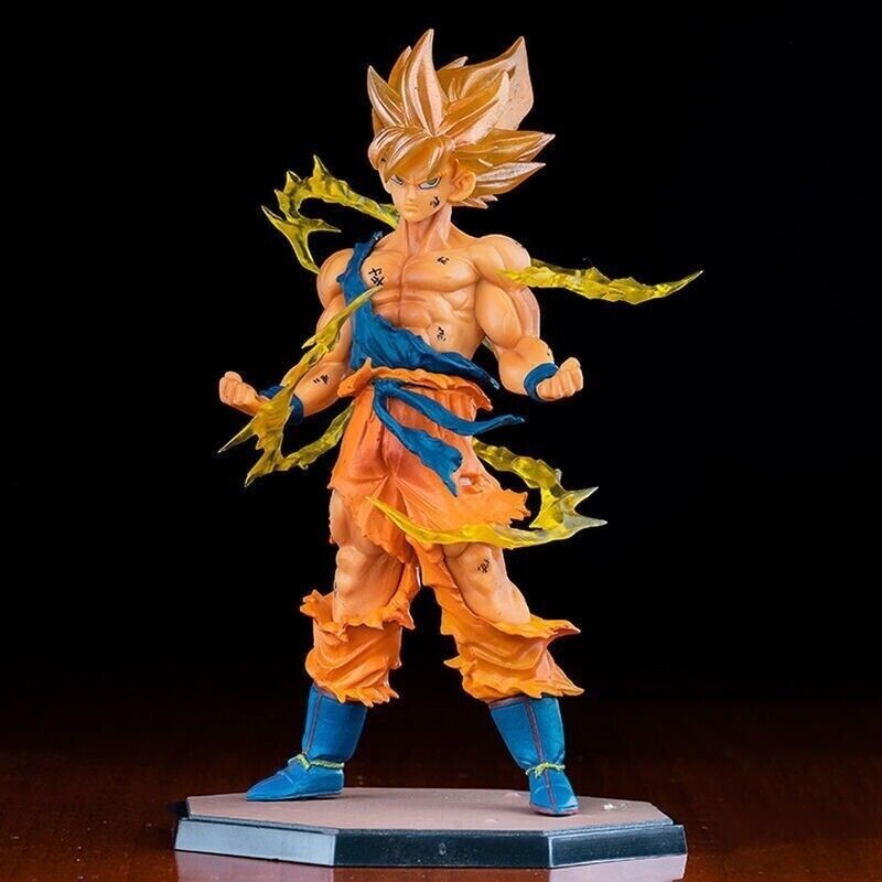 Figura de Acción Dragon Ball Son Goku Super Saiyan 16cm Estatua Coleccion Anime