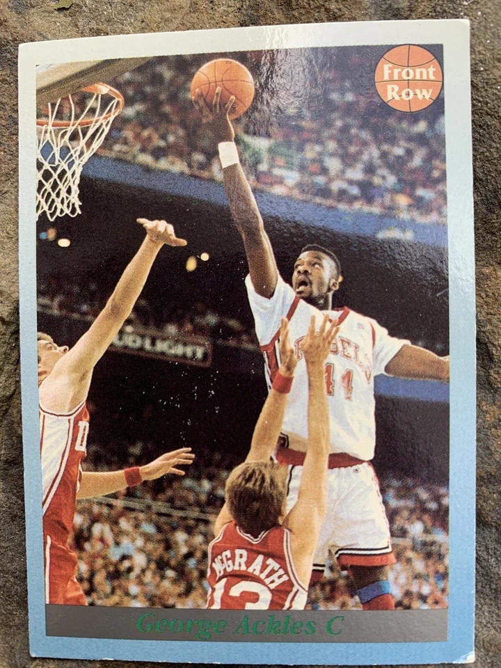 Front Row George Ackles NBA Draft Basketball Card. UNLV Runnin Rebels   - Image 2 of 4