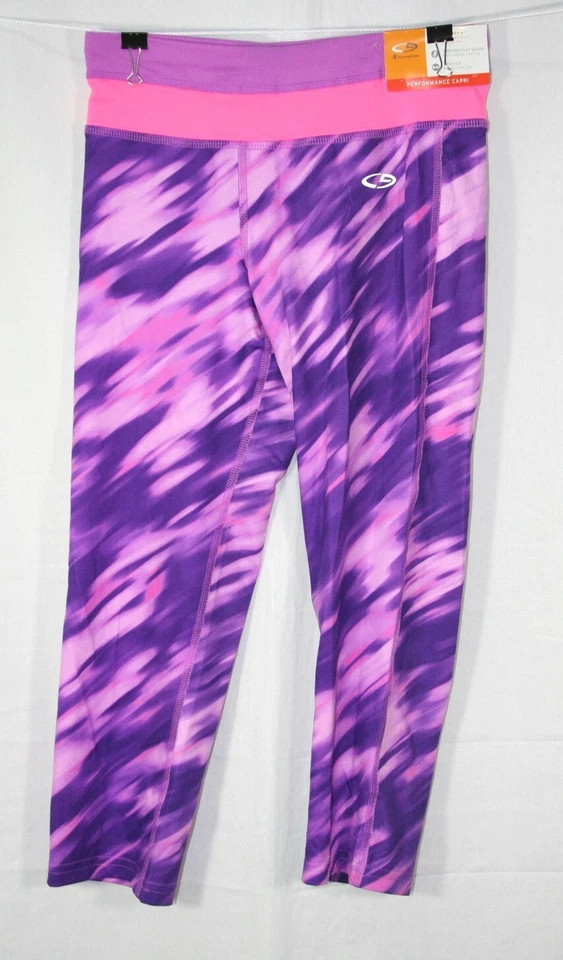 103X01 Champion P9735 C9 Girls Performance Duo Dry Capri MD Multi - Image 2 of 3