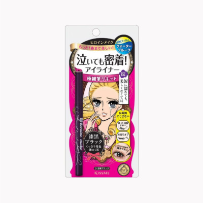 Japan Award#1 ISEHAN Kiss Me Heroine Smooth Waterproof Liquid Eyeliner 01 Black