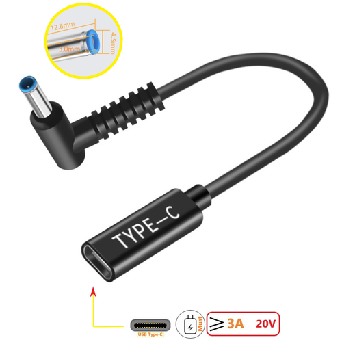 Cable de carga adaptador cargador de alimentación portátil USB tipo C para Thinkpad Lenovo HP - Imagen 13 de 28