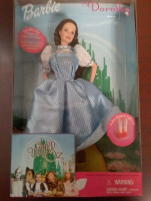 Wizard of Oz Talking Barbie as Dorothy 1999 Ruby Slippers 