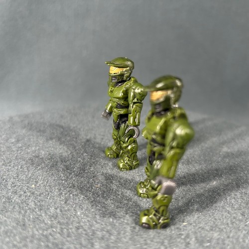 Mega Bloks Construx UNSC Master Chief Mini Figure Lot Green Spartan - Picture 14 of 16