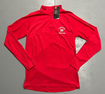 Maryland Terrapins Under Armour Quarter Zip Jacket Men's Small Retail $60 