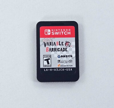 VARIABLE BARRICADE 2022 Authentic Nintendo Switch Tested