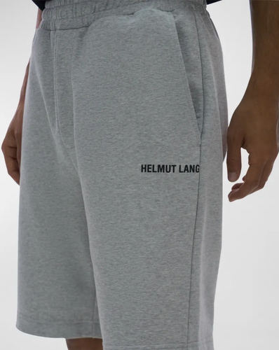 Helmut Lang Heather Sweat Short - Men Size L $220